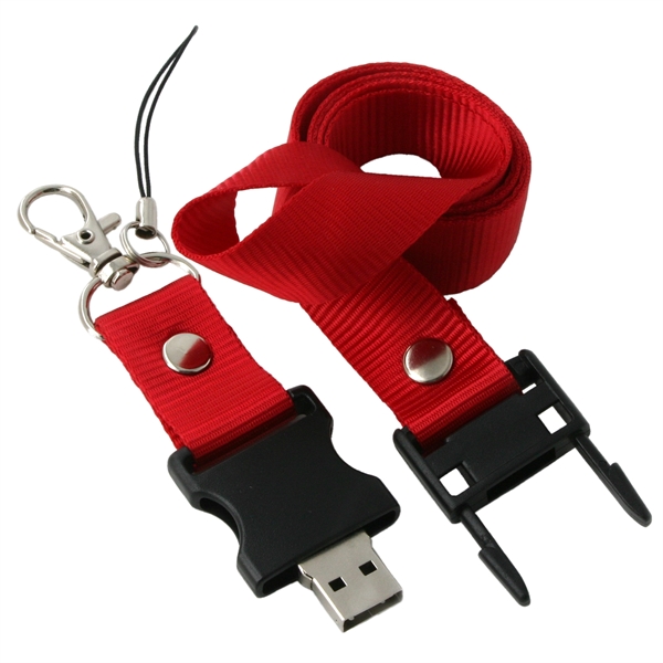 Lanyard and USB flash drive in one... from ASI 62124 iClick, Inc. / iClick®