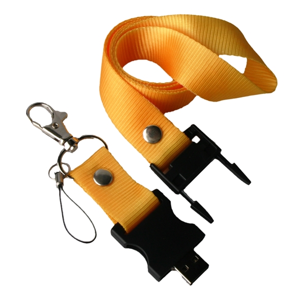 Lanyard and USB flash drive in one... from ASI 62124 iClick, Inc. / iClick®