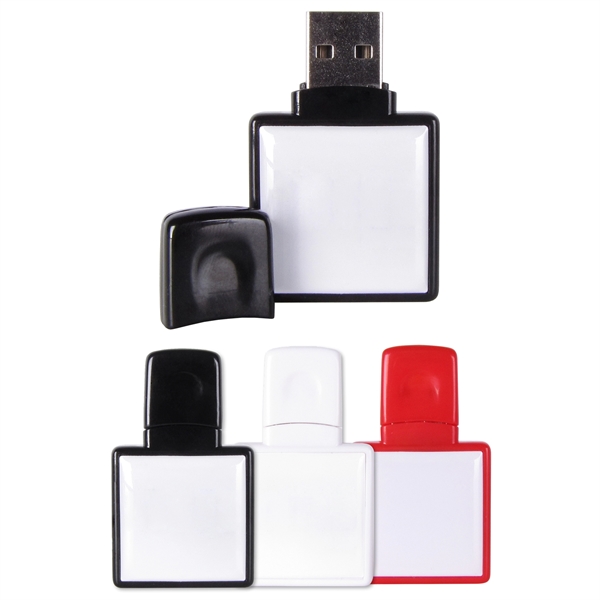 USB flash drive with epoxy dome sticker.... from ASI 62124 iClick, Inc. / iClick®