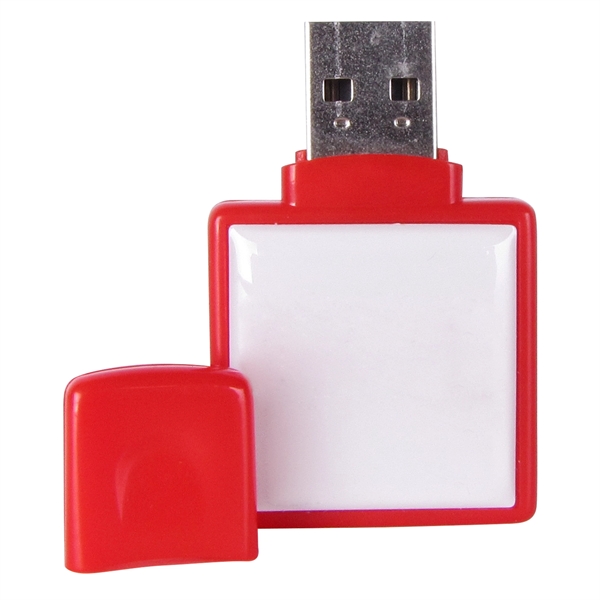 USB flash drive with epoxy dome sticker.... from ASI 62124 iClick, Inc. / iClick®