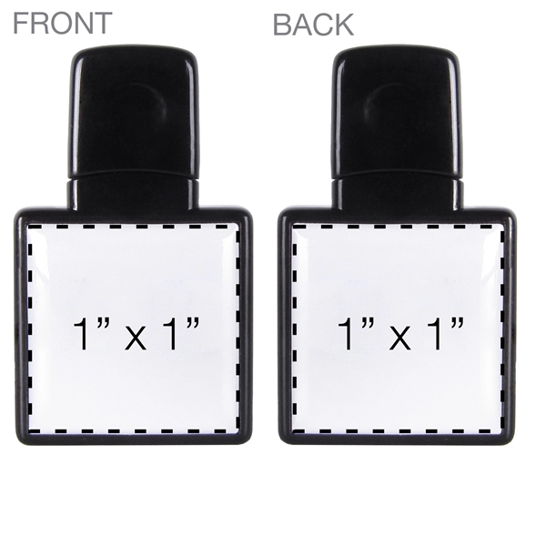 USB flash drive with epoxy dome sticker.... from ASI 62124 iClick, Inc. / iClick®