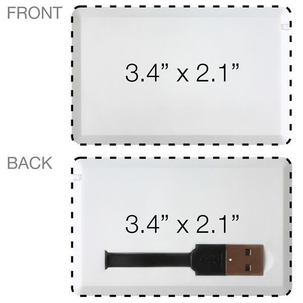 Plastic credit card style USB flash drive.... from ASI 62124 iClick, Inc. / iClick®