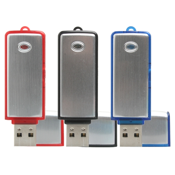 Plastic and aluminum USB flash drive.... from ASI 62124 iClick, Inc. / iClick®