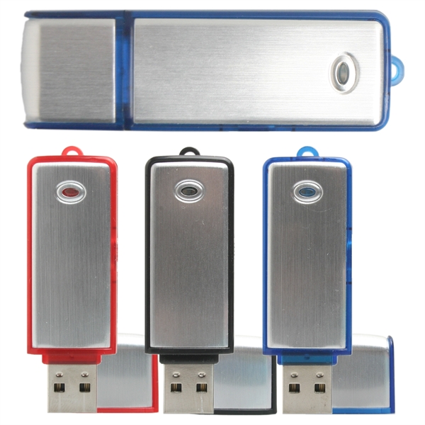 Plastic and aluminum USB flash drive.... from ASI 62124 iClick, Inc. / iClick®