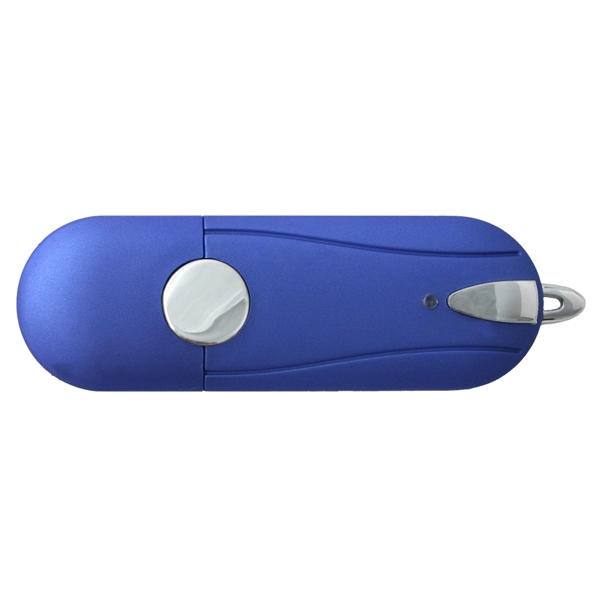 Plastic USB flash drive with chrome accents.... from ASI 62124 iClick, Inc. / iClick®
