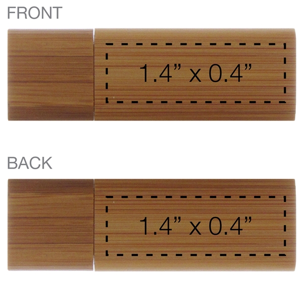 USB flash drive made of eco-friendly bamboo (a renewable resource).... from ASI 62124 iClick, Inc. / iClick®