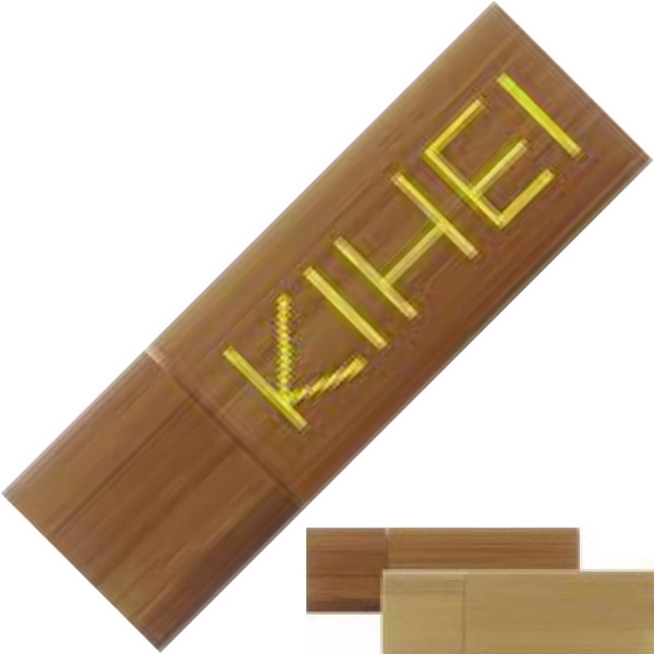 USB flash drive made of eco-friendly bamboo (a renewable resource).... from ASI 62124 iClick, Inc. / iClick®