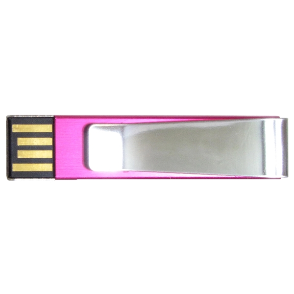 Aluminum USB flash drive and paper clip... from ASI 62124 iClick, Inc. / iClick®