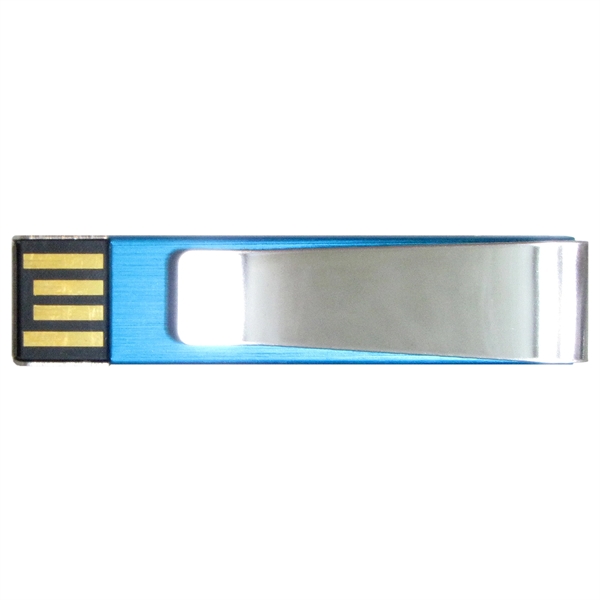 Aluminum USB flash drive and paper clip... from ASI 62124 iClick, Inc. / iClick®