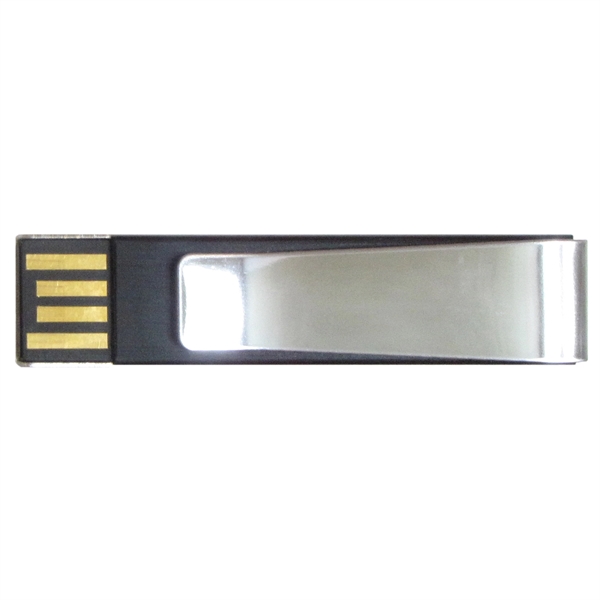 Aluminum USB flash drive and paper clip... from ASI 62124 iClick, Inc. / iClick®