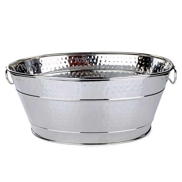 Stainless steel, oval, hammered beverage tub with 15 quart capacity. ... from ASI 39839 BrekX