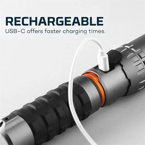 This LED flashlight and work light throws light up to 1,300... from ASI 46170 Compass Industries Inc