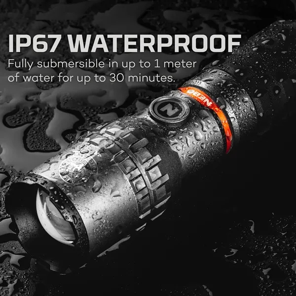 This LED flashlight and work light throws light up to 1,300... from ASI 46170 Compass Industries Inc