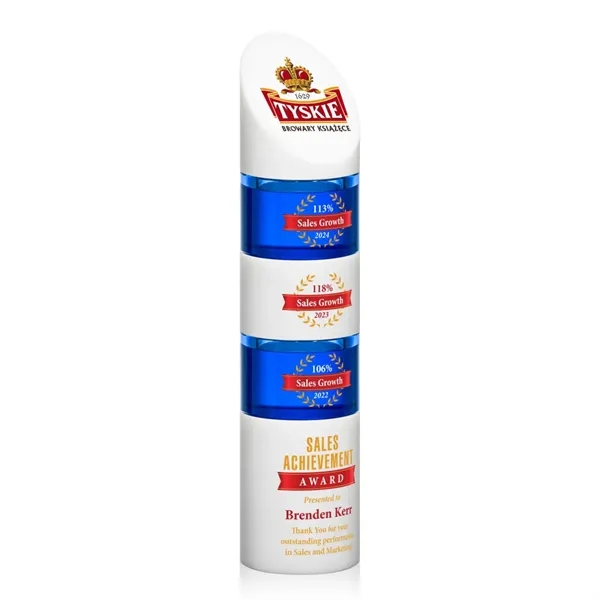 The Optical Crystal Atlantis VividPrint™ Stacker Award is a dynamic and... from ASI 84592 St Regis Group / St Regis