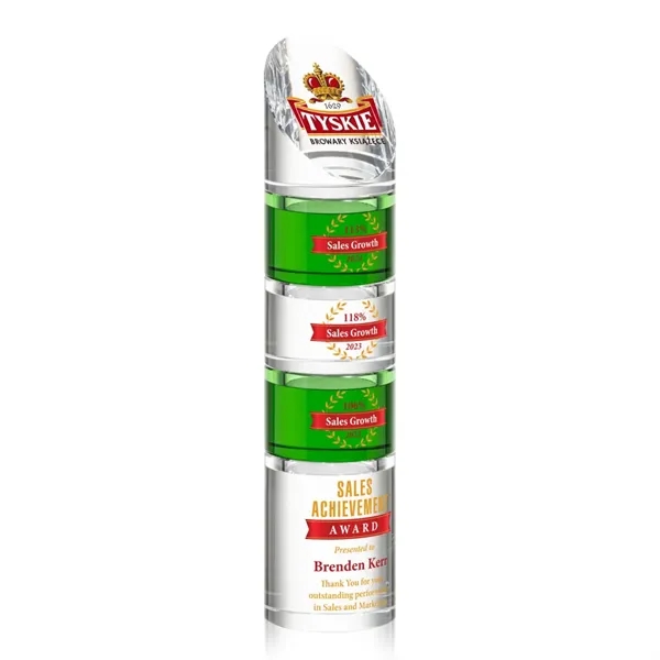 The Optical Crystal Atlantis VividPrint™ Stacker Award is a dynamic and... from ASI 84592 St Regis Group / St Regis