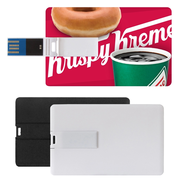 Credit Card Sized USB Drive. Dimensions: 3.28" x 2.05" x 0.08".... from ASI 62124 iClick, Inc. / iClick®