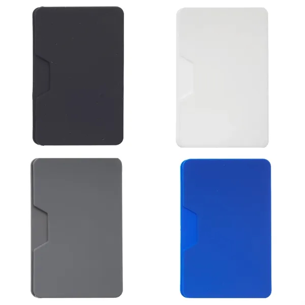 Silicone phone wallet and card holder plus 1 color silkscreen imprint... from ASI 37218 Athena Promo (tm)