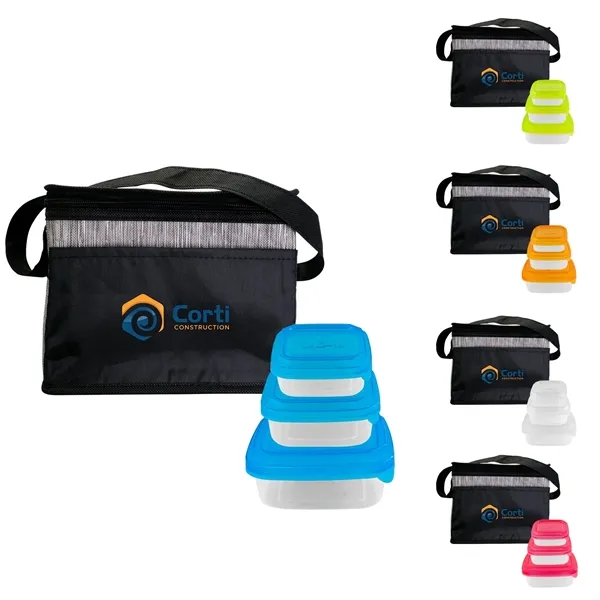 Black Graph Portion Control Lunch Set... from ASI 30208 A P Specialties / AP Specialties