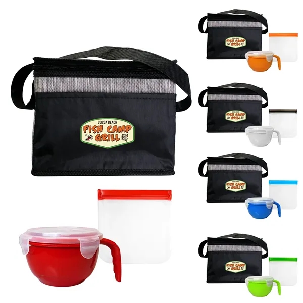 Black Graph Noodle & Sandwich Set... from ASI 30208 A P Specialties / AP Specialties