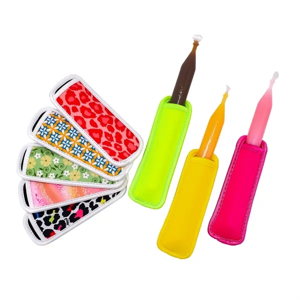 Neoprene popsicle cooler plus full color sublimation printing on whole outside... from ASI 37218 Athena Promo (tm)