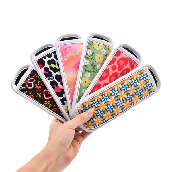 Neoprene popsicle cooler plus full color sublimation printing on whole outside... from ASI 37218 Athena Promo (tm)