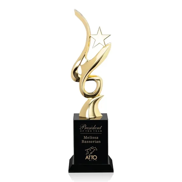 Lorita Star Award - Gold/Black 12.5"... from ASI 84592 St Regis Group / St Regis