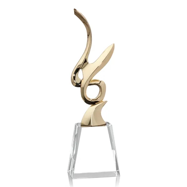 Tatiana Award - Gold  with clear or black base 12.25"... from ASI 84592 St Regis Group / St Regis