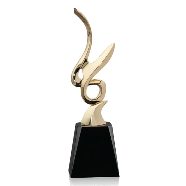 Tatiana Award - Gold  with clear or black base 12.25"... from ASI 84592 St Regis Group / St Regis