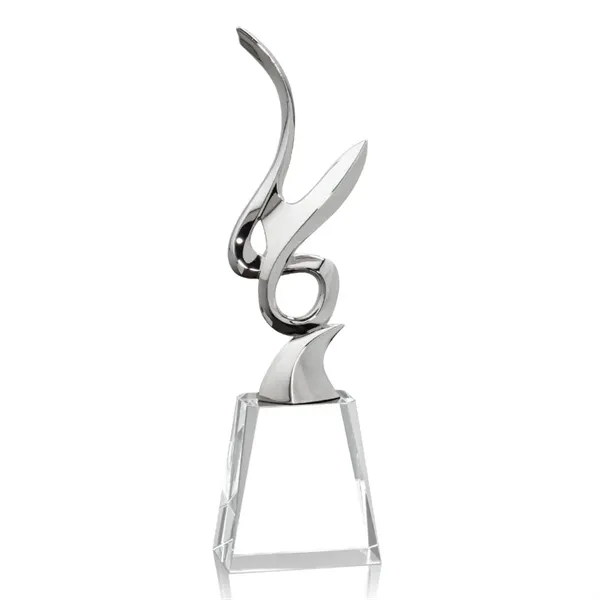 Tatiana Award - Silver 12.25". Available in Clear or Black Base.... from ASI 84592 St Regis Group / St Regis