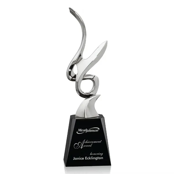 Tatiana Award - Silver 12.25". Available in Clear or Black Base.... from ASI 84592 St Regis Group / St Regis