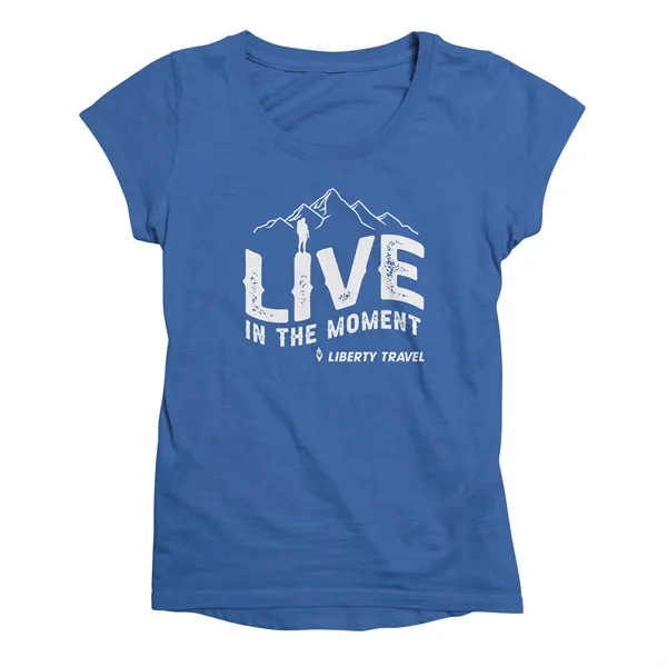 Ladies' Slub Scoop Neck T-Shirt... from ASI 44900 NC Custom (CI/Lanco) / Lanco ACE USA