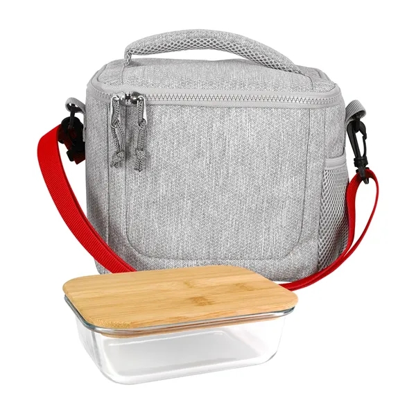 Adventure Cooler Bamboo Lunch Set... from ASI 30208 A P Specialties / AP Specialties