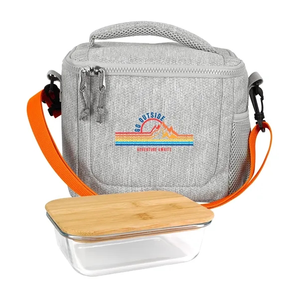 Adventure Cooler Bamboo Lunch Set... from ASI 30208 A P Specialties / AP Specialties