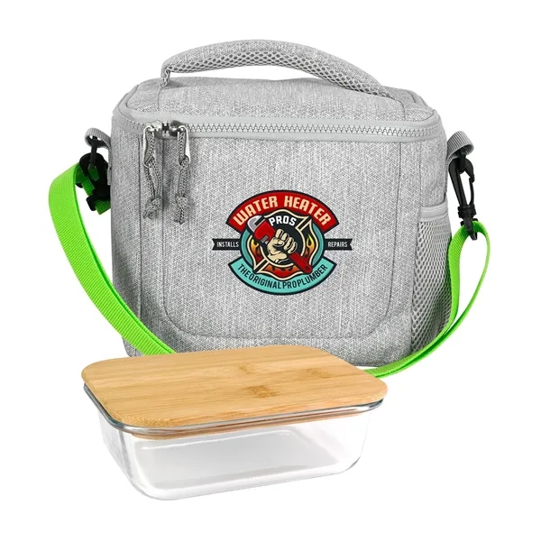 Adventure Cooler Bamboo Lunch Set... from ASI 30208 A P Specialties / AP Specialties
