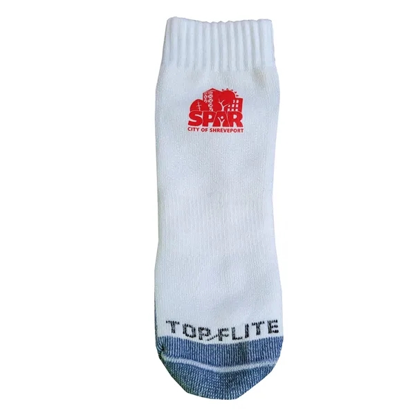 Quarter top socks with moisture wicking properties, full cushion, arch support,... from ASI 90160 Suntex Industries
