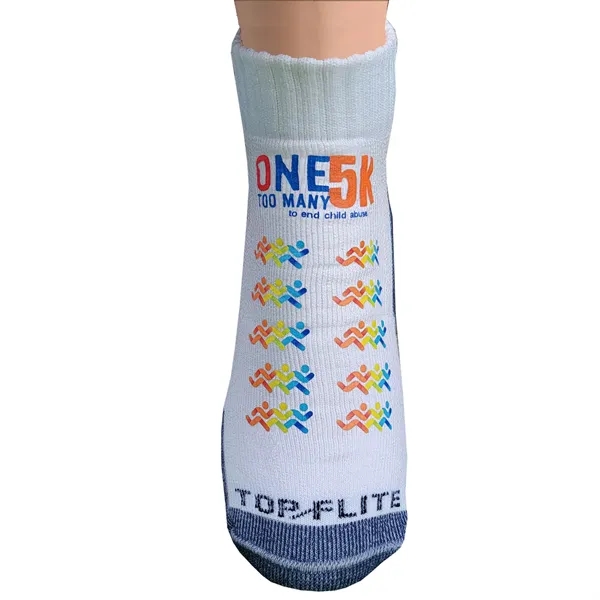 Quarter top socks with moisture wicking properties, full cushion, arch support,... from ASI 90160 Suntex Industries