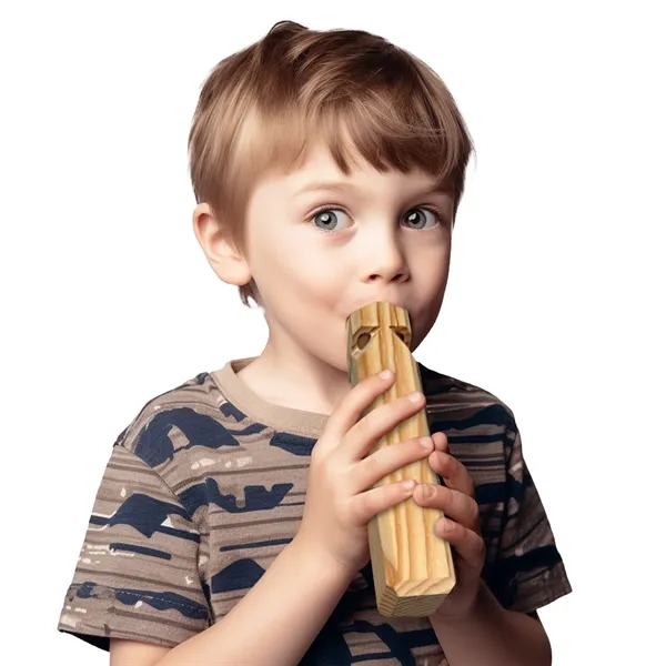 7 1/2" wooden train whistle.... from ASI 42016 Brighter Promotions Inc / Chemical Light™ Liquid Light