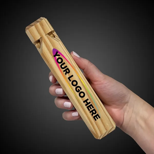 7 1/2" wooden train whistle.... from ASI 42016 Brighter Promotions Inc / Chemical Light™ Liquid Light