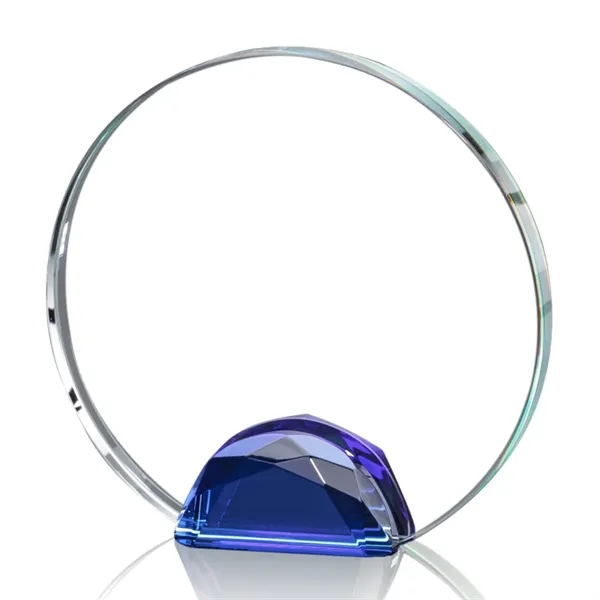 Magnificent Optical Crystal Award with a sparkling multifaceted Cobalt Blue Optical... from ASI 84592 St Regis Group / St Regis