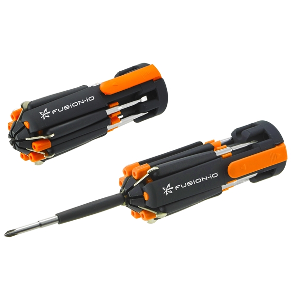 LED screwdriver set with eight different screwdrivers that can be pulled... from ASI 46170 Compass Industries Inc