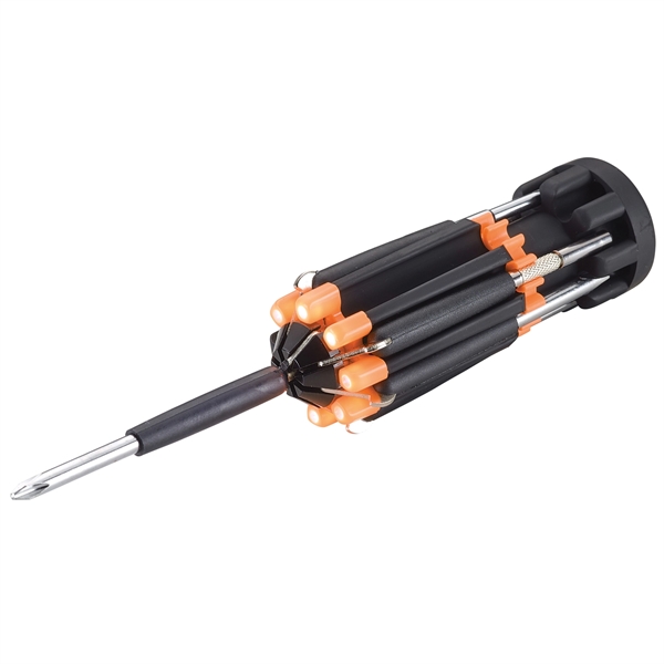 LED screwdriver set with eight different screwdrivers that can be pulled... from ASI 46170 Compass Industries Inc