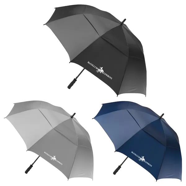 Fiberglass umbrella with rubberized handle and vented top.... from ASI 52710 Lincoln Line