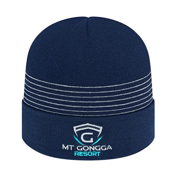 Thin Striped Knit Cap with Cuff... from ASI 43792 Cap America Inc