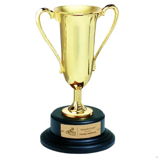 Award in hand-polished gold; handcrafted in the U.S.A.... from ASI 84592 St Regis Group / R S Owens & Co Inc