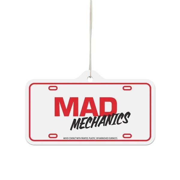 License plate-shaped air freshener with a string and bag.... from ASI 98360 WOWLine / WOWLine®