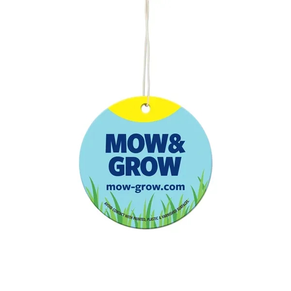 2.75" round air freshener with a string and bag.... from ASI 98360 WOWLine / WOWLine®