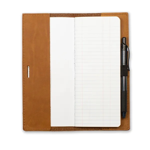 Fully-grain leather tally book cover with included notepad insert. Perfect for... from ASI 75126 Oowee Products