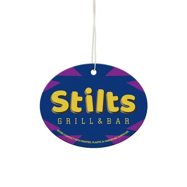 Oval-shaped air freshener with a string and bag.... from ASI 98360 WOWLine / WOWLine®