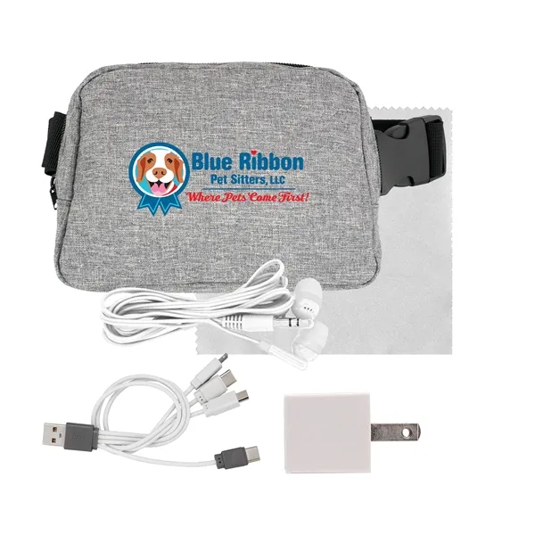 RECYCLED FANNY PACK ULTIMATE TRAVEL SET... from ASI 30208 A P Specialties / AP Specialties