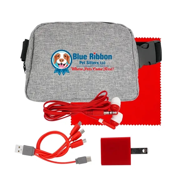 RECYCLED FANNY PACK ULTIMATE TRAVEL SET... from ASI 30208 A P Specialties / AP Specialties